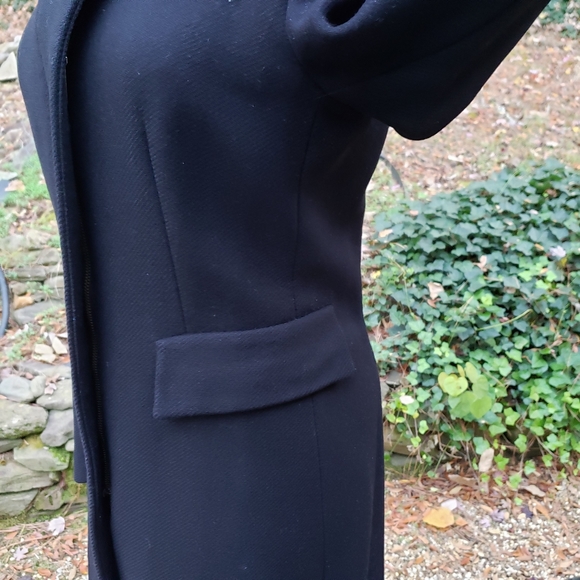 Zara Trafaluc Wool Coat. Black Womens Medium - Picture 5 of 11